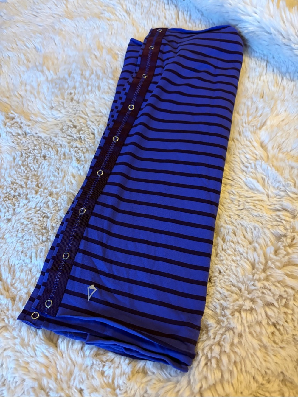 Ivivva Purple and Black Striped chill scarf